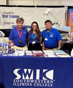 Ideal Aviation and SWIC exhibiting at Osh Kosh, a famous annual air show and aviation gathering