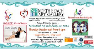 Season Kick Off with Artist Rosaria Vigorito and Jazz Powerhouse Ginetta’s Vendetta Benefitting North Beach Art and Charity 501C3 at North Beach Art Gallery on Oct 19, 2024