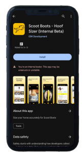 Scoot Boot - Hoof Sizer