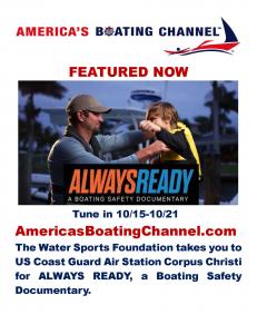 America’s Boating Channel Features ALWAYS READY from the WSF on Smart TV