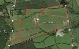 193.7 +/- Acres Divided Into 7 Parcels in Orange County, VA  3 BR/2 BA brick home w/basement -- Barns, shops/garages & other outbuildings -- 7 parcels (86 acres, 37 acres, 29 acres, 15 acres, 14 acres, 8 acres & 4 acres)