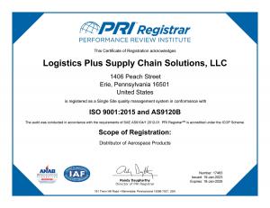 17483 Logistics Plus Supply Chain Solutions,