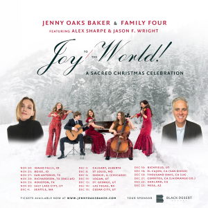 America’s Violinist Jenny Oaks Baker and Bestselling Author Jason Wright Launch 20 City Christmas Tour and Book