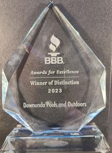 Downunda Pools Award of Distinction