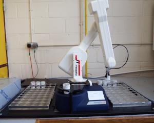 A complete integrated sample handling system on test.