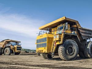 example of a large mining truck