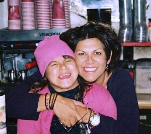 Vivian Hartman and daughter Sophia in 2003 who AB 847 Sophia's Act is named after.