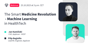 Jan Kamiński, Filip Begiełło: 'The Smart Medicine Revolution': A Webinar on Machine Learning in Health Tech