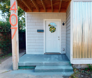 Front door view of Nest Opportunity Fund's recent project.