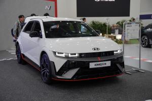 Hyundai Motor's high performance electric vehicle 'IONIQ 5 N' on display at the 2023 DIFA Expo, during the opening day on October 19th in Daegu EXCO | Photo courtesy - AVING News