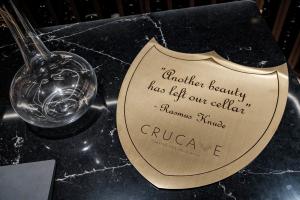 Crucave logo and citat from The Samuel