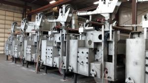 Vats for paperboard producing wet end ready to be installed.