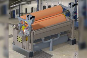 Rendering of a paper forming vat.