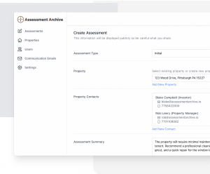 A website that streamlines communication and maintenance via photos and videos