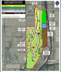 Map of Approved Area Structure Plan for The Springs at Dewinton