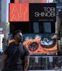 Tobi Shinobi’s AR Infused Photography Takes Times Square Thanks to Big Win at MvVO Ad Art Show