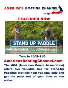 America’s Boating Channel Features TOP 5 STAND-UP PADDLING TIPS from the ACA on Smart TV