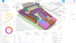 Skema AI's update breaks free of modular design constraints to easily design buildings with geometric variation and non-orthogonal buildings.