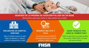 Después de la prueba de audición fallida de un bebé Dé el primer paso para iniciar el viaje auditivo de su bebé