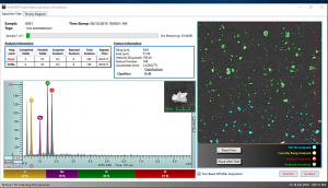 IntelliSEM automated particle analysis