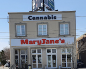 Weed cannabis dispensary store in North York