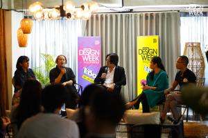 From left, ED Rhea Matute, Emi Englis, Ar. Joseph Javier, Haraya del Rosario-Gust, Butch Carungay during State of the Philippine Design