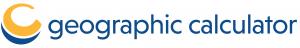Geographic Calculator logo, and text: Geographic Calculator