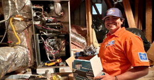 Atlanta furnace repair performed by Estes Services technician