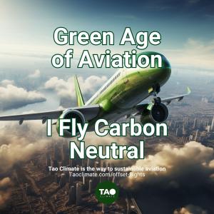 Tao Climate Green Age of Aviation Customer Badge