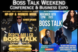 Boss Talk Conference Weekend Celebrity Charity Gala kick-off with keynote Master P to raise funds for Youth Programs
