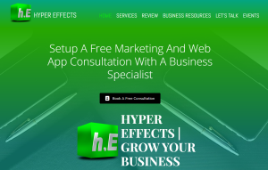 Hyper Effects Website Design