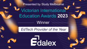 Edalex named EdTech Provider of the Year at the 2023 Victorian International Education Awards