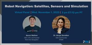 Sign Up for the Robot Navigation: Satellites, Sensors & Simulation Panel