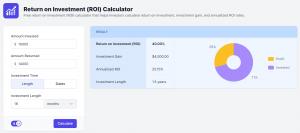 Return on Investment (ROI) Calculator