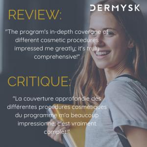 student review for dermysk academy