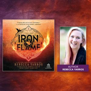 Photo of Author Rebecca Yarros | Iron Flame Audiobook Cover