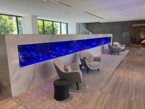 LA’s longest custom reef aquarium in the tallest building west of the 405