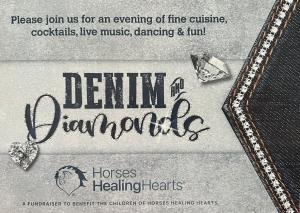 10th Annual Denim & Diamonds Gala to benefit the children of Horses Healing Hearts