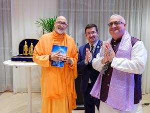 Scientology representative was invited to celebrate Hindu Diwali at the European Parliament