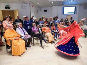 Photo credit: Marcos Soria - Some of the audience during the Diwali celebration at the European Parliament