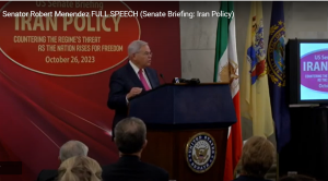 Senator Bob Menendez, “Iran’s regime led by ayatollahs who are willing to kidnap, torture, and even murder innocent civilians in order to keep a stranglehold on their power. Anyone arguing otherwise need only to look at the horrific events of October 7th."