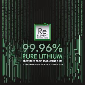 99.96 Percent Pure Lithium