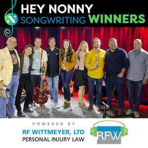 Group photo of the Hey Nonny Songwriting Winners