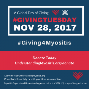 Donate to Myositis Support and Understanding on #GivingTuesday