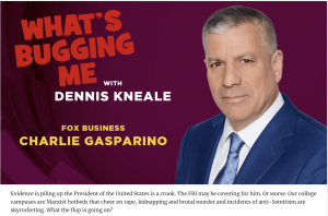 Photo of Charlie Gasparino on "What's Bugging Me"