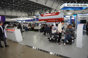 The booth of Daedong Mobility | Photo courtesy - AVING News