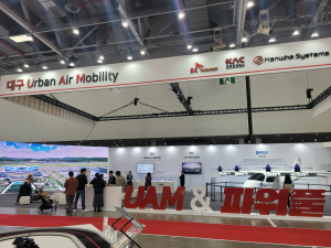 View of the Daegu UAM booth. | Photo courtesy - AVING News