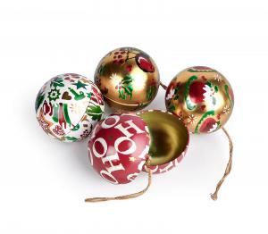 Emma Bridgewater Set of Four Holiday Ornaments