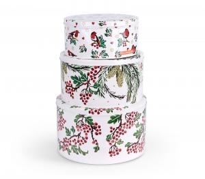 Christmas Cake Tin Set