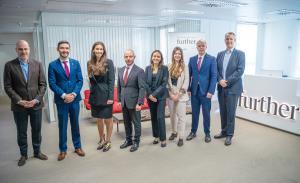 Photo of Further and Massive Bio Teams together after signing the agreement for Integrating Health Solutions for the Insurance Industry to Boost Access to Cancer Clinical Trials Globally